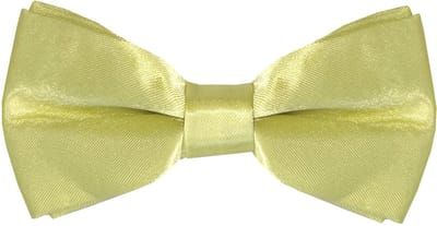Fako Fashion - Kinder Vlinderstrik - Vlinderdas - Kinderstrik - Strik - Effen - 10cm - Lichtgeel