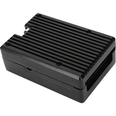 Behuizing voor Raspberry Pi 4 Koelende Schaal Metalen Doos Aluminiumlegering Beschermende Behuizing met 2 Ventilatoren