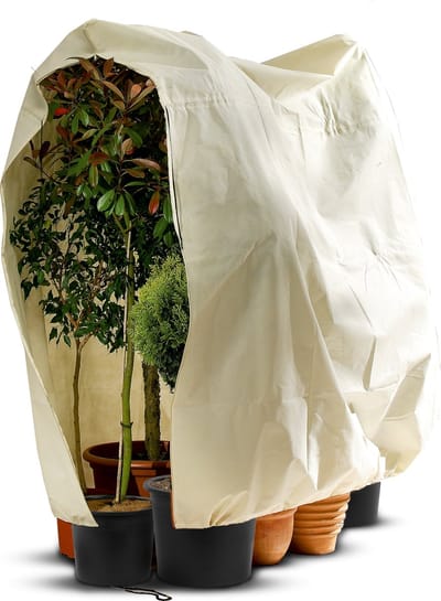 Premium Winterhoes Jumbo - Plantenhoes tegen vorst - Vliesdoek - Duurzaam - Ritssluiting - B: 200 x H: 240cm UV-doorlatend