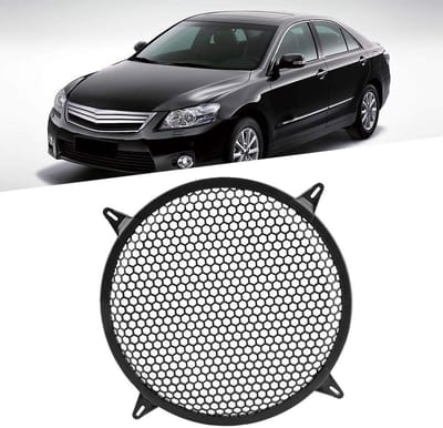 Allecto - SubWoofer Plastic Mesh Cover - Luidspreker Rooster - Duurzaam kunststof - Beschermkap voor 12 Inch Subwoofer - Auto Audio Accessoire - Ge...