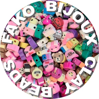 Fako Bijoux - 100 Klei Kralen Dieren - Polymeer Kralen - Figuurkralen - Kleikralen - 10mm - 100 Stuks