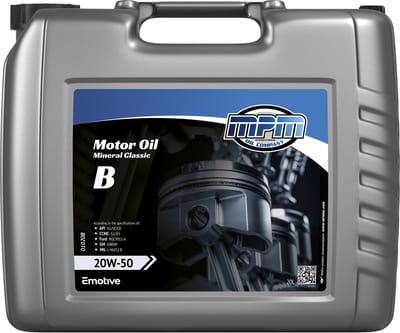 MPM Motorolie 20w50 classic - 20 liter