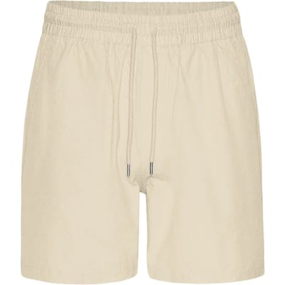 Korte broek in keperstof Colorful Standard Organic Twill Soft Yellow