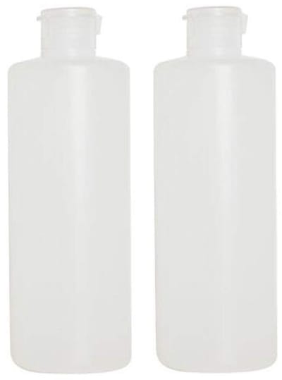 Dailygoods- Squeeze Flessen 2 Stuks 400 ml - Draagbare Containers - Plastic Flessen - Flip Cap - Reizen Toiletartikelen - Cosmetische Lotion