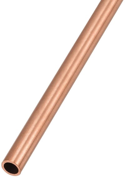 Dailygoods - Koperen Buis 8mm AD x 1,5mm D x 200mm L - Voor DIY Projecten