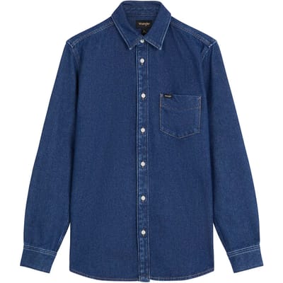Jeanshemd met lange mouwen Wrangler