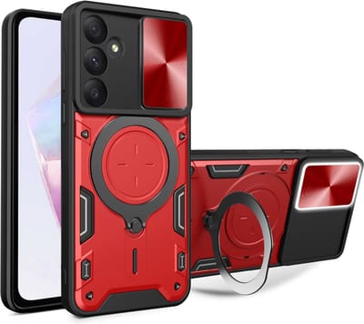 Hoesje geschikt voor Samsung Galaxy A36 - Techsuit CamGuard Pro Back Cover - Rood