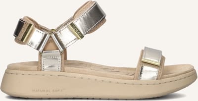 Woden Line Heritage Sandalen - Dames - Goud - Maat 39