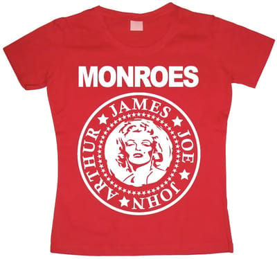 Marilyn Monroe Dames-T-shirt in girly-stijl SH-5-15139-H10-5