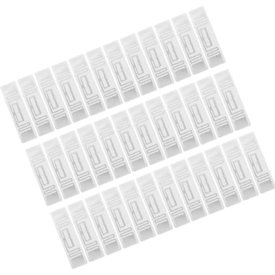 Lot de 100 étiquettes RFID UHF 860-960 MHz UR108 Puce Étiquette électronique réutilisable pour la gestion des actifs 73 x 20 mm white