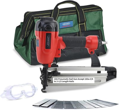 Professioneel Pneumatisch Nagelpistool 16 Gauge voor Houtbewerking en Meubelproductie