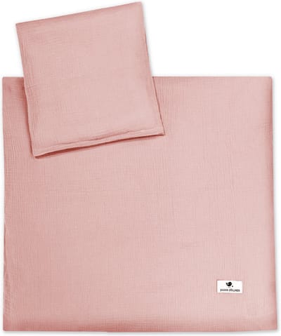 JULIUS ZÖLLNER Bedlinnen Terra dusty rose 80 x 80 cm