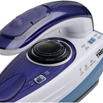 Tristar ST-8152 - Strijkijzer 1000W - Stoomstrijkijzer 0,06L - Krachtig reisstrijkijzer - Blauw