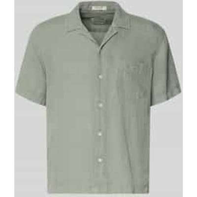 Gant Bermuda Linnen Solid Color Drawstring Avond Blauw / male