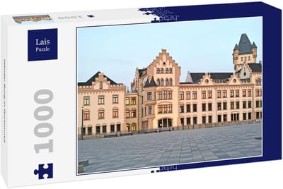 Puzzel Kasteel - 1000 Stukjes - Ontspanning Thuis - Gedetailleerd Ontwerp - 60x46cm