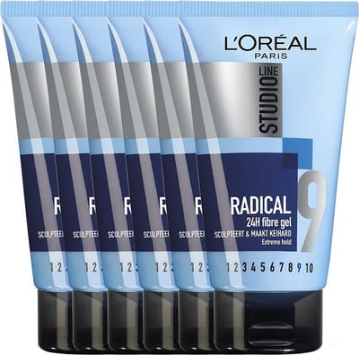 L'Oréal Paris Studio Line Radical 24H - Fibre Gel Super Strong - 6 x 150 ml