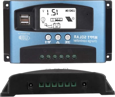 Solar Laadregelaar - Zonnepaneel Regulator - Batterij Opladen - MPPT Technologie - 50A - Grijs