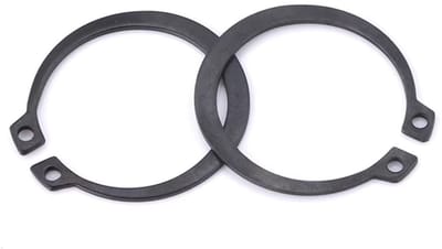 Dailygoods- Circlip 14mm - Externe Borgringen - Borgringen Assortiment - Bevestigingsmiddel - Mangaan Staal - 80 Stuks - Borgring