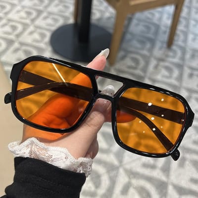 Nieuwe Coole Meerkleurige Dubbele Brug Zonnebril Stijlvolle Dames Buiten Fotografie Bril Heren Fietsbril UV400 Visie Kleding 1PC