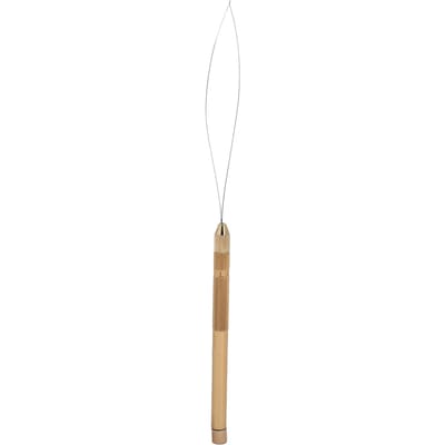 Haarverlenging Tools Legering Naaldtrekker Trekhaak Lus voor Professionele Haarstyling Accessoire Goud goud
