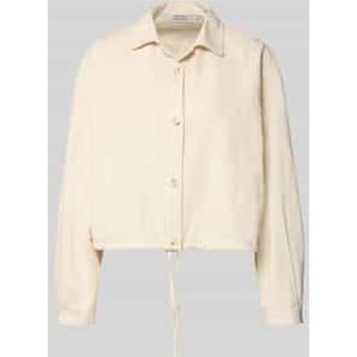 Hemdjack van mix van katoen en linnen relaxed fit model 'Formente'