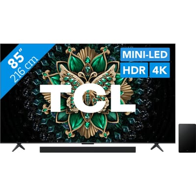 TCL 85" QD Mini-led C61K 4K (2025) + TCL Q65H