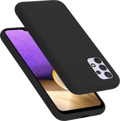 Cadorabo Hoesje geschikt voor Samsung Galaxy A33 5G in LIQUID ZWART - Beschermhoes gemaakt van flexibel TPU silicone Case Cover