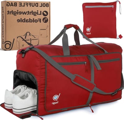 Reis Duffle Tas - Reis Bagage - Weekend Weg - Lichtgewicht Opvouwbaar - 80L - Multicolor