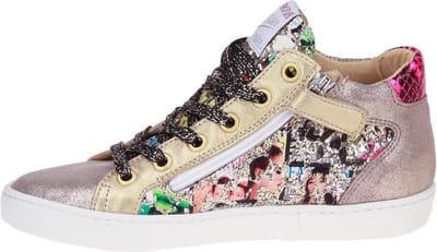 Pom d'Api Top Zippy Gouden Sneaker