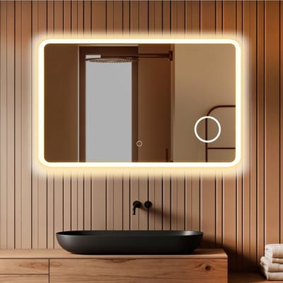 Lumoire® Spiegel Met Verlichting - 100 x 60 CM - Badkamerspiegel - Badkamer Spiegel