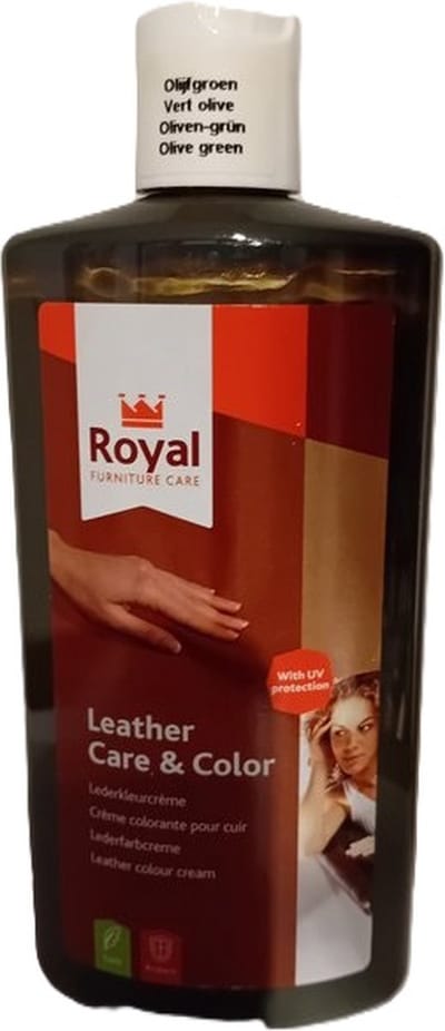 Royal Furniture Care Leather & Color - Beige 250ml-Olijfgroen