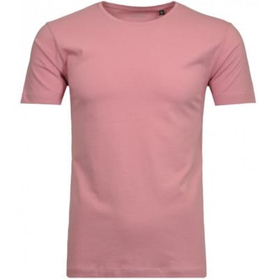 Ragman T-Shirt Uni Cotton Jersey Make My Day Shirt Roze / male