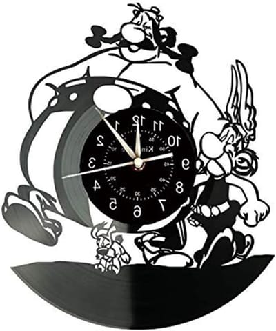 Creatieve 12 Inch Wandklok met Asterix & Obelix, Perfect Cadeau voor Anime Fans en Decoratie voor Thuis