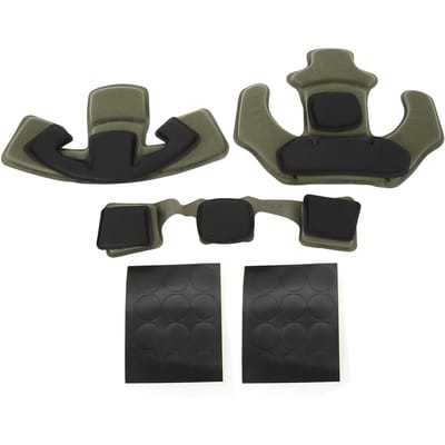 Coussinet de Casque Coussinet de Tête Protecteur Double Couche Mousse à Mémoire Coussinet de Casque Ensemble pour WENDY OD Green