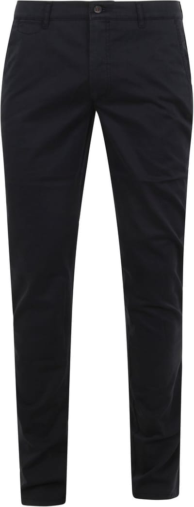Suitable Plato Chino broek Donkerblauw (navy) - Maat 50 - Heren - Mannen broeken