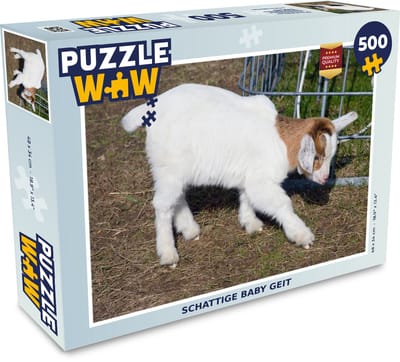 Puzzel Geit - Boerderij - Stro - Legpuzzel - Puzzel 500 stukjes