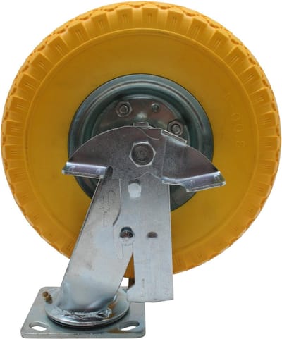 Benson Zwenkwiel - 3.00-4 - met rem - anti-lek band - max. 130 kg