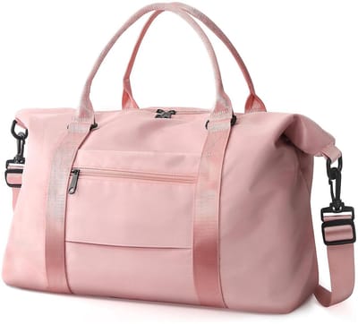 Reistassen - Reistas - Sporttas - Weekendtas Dames - Weekendtas Dames - Weekendtas Heren - Handbagage - Yoga tas - 37L - Vliegtuig Handbagage - Duffel Bag - Travel Bag - Weekendtassen & Reistassen - Roze