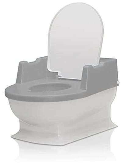Kindertoilet en toilettrainer voor kinderen - grijs