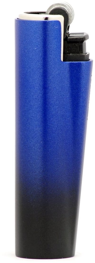 Clipper Metal Micro - Vuursteen Aansteker - Dark Blue Gradient