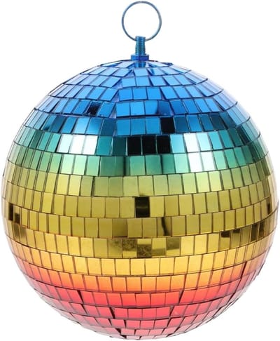 Discobal Decoratie - Reflecterende Bal - Feestelijke Sfeer - Hoogwaardige Materialen - 15-20cm - Zilver