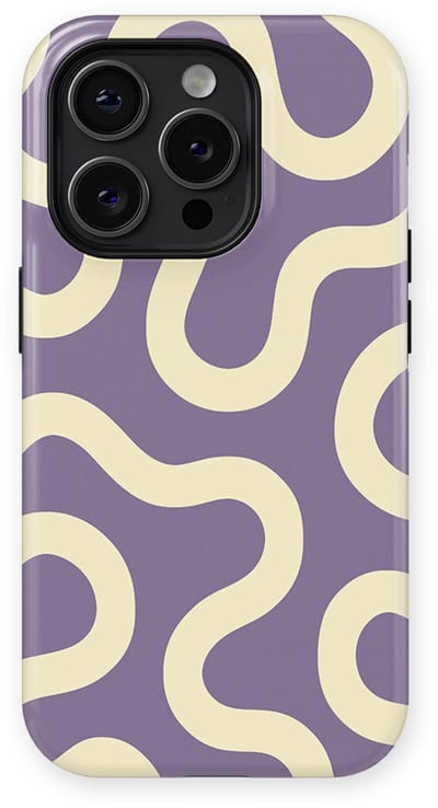 DripCase Motion Flow Tough Hoesje geschikt voor iPhone 14 Pro | Backcover met Mag | Trendy Design | Valbescherming | Pastel Path