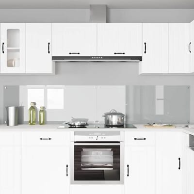vidaXL - Keukenachterwand - 2 - st - Doorzichtig - 120 - x - 50 - cm - gehard - glas