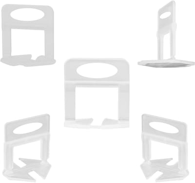 Dailygoods- Tegelleghulpen 300 Stuks - 2 mm Tegelnivelleersysteem - Tegeltrekkers/Wiggen - Vloer/Wand Tegels - Eenvoudig en Efficiënt - Voor Gelijke Tegeldecking - Tegelsysteem