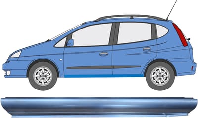 Reparatie dorpel voor Daewoo Tacuma 2000-2004 / Links