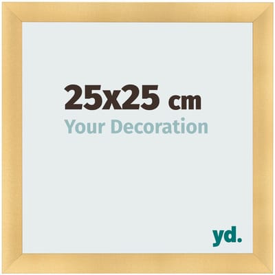 Your Decoration - Fotolijst 25x25 cm - MDF - Goud Mat - Pisa