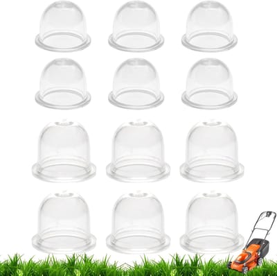 12 stuks Witte Prime Pomp Bol - 19 mm - 22 mm - Brandstofpomp - Carburateur Oliebeker - Geschikt voor Grastrimmer - Trimmer - FS38 - FS40 - FS45 - FS50 - FS55 - FS75 - FS80