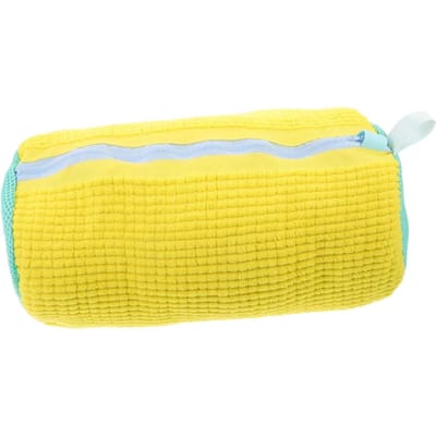 Sac à Linge Durable pour Machine à Laver pour Tous Types de Chaussures-Jaune avec Fermeture Éclair Bleue,Idéal pour Baskets et Chaussures Décontractées,Sac de Lavage pour Linge yellow