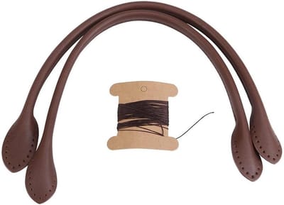 Duurzame Handtasriem voor DIY Projecten - 2 Stuks Verstelbare Tas Handgrepen in Bruin, Perfect voor Creatieve Accessoires