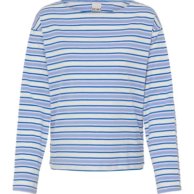 Dames lange mouwen bootneck T-shirt Ichi IHMira